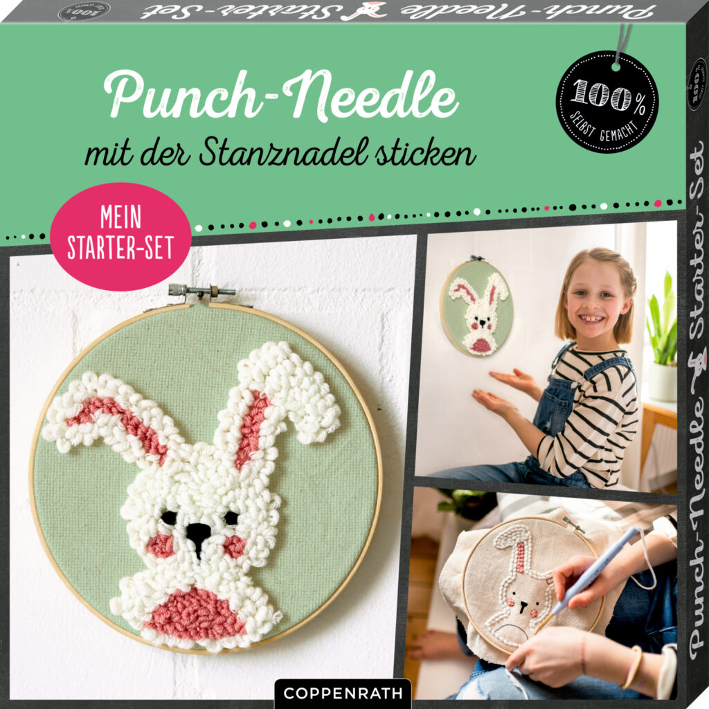 Punch Needle Starter Set Hasenfenster